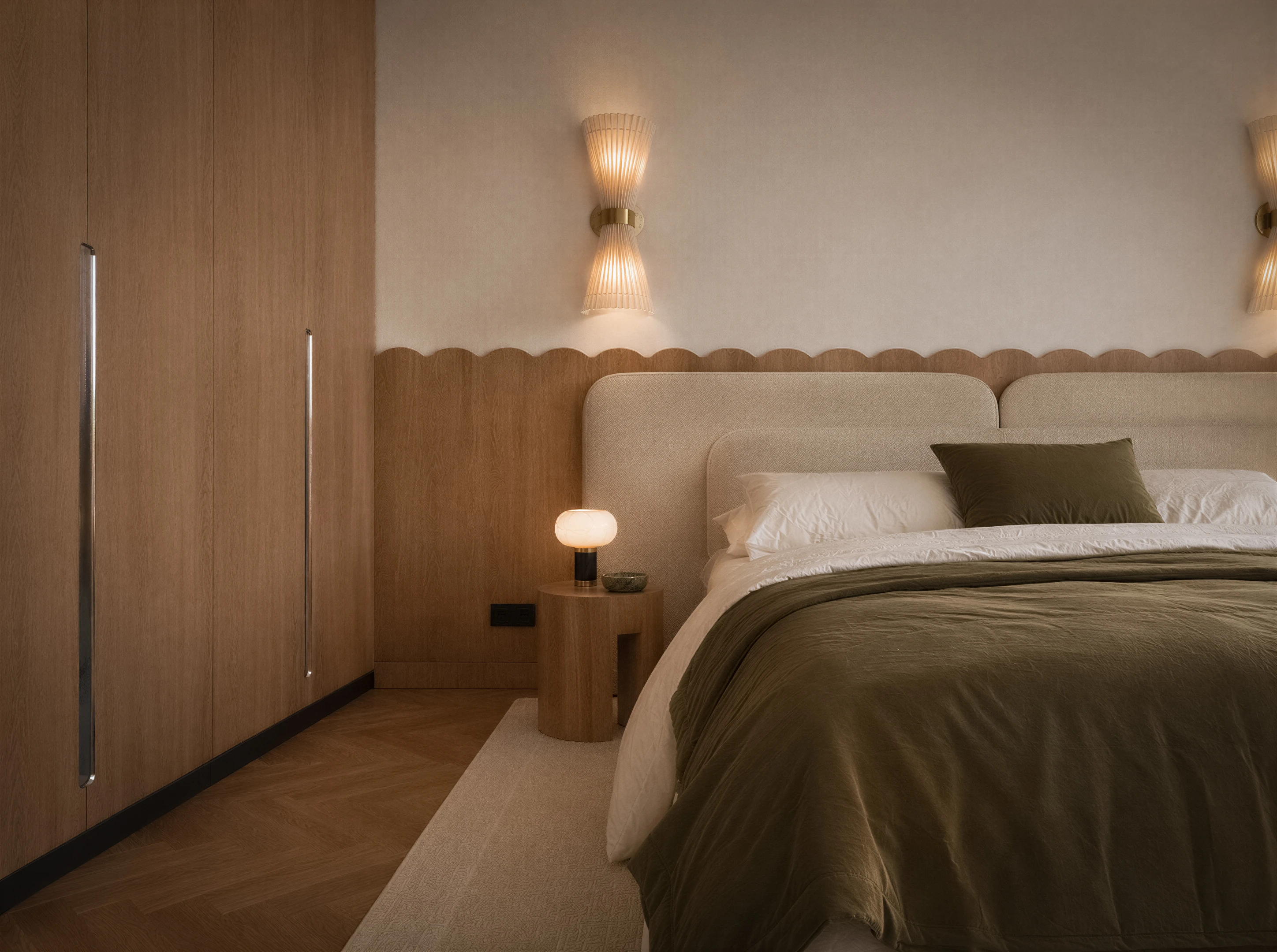 Show apartment bedroom