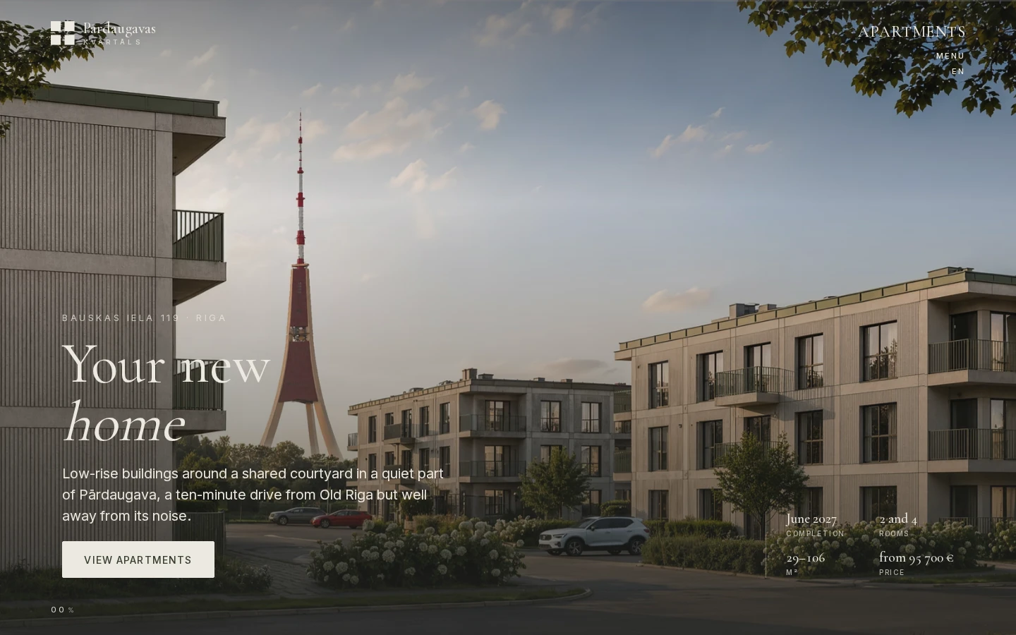 Home page of pardaugavaskvartals.lv