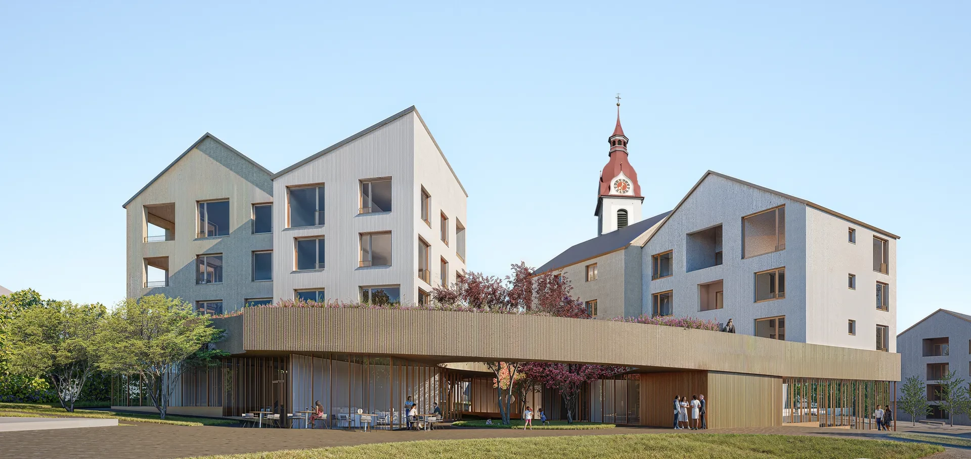 Kirchenzentrum Neuenkirch, Wettbewerbsentwurf